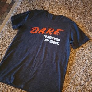 Unisex D.A.R.E. Short Sleeve T-shirt M Heather Gray